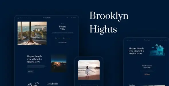 Brooklyn Heights – Private Villa & Hotel Elementor Template Kit
